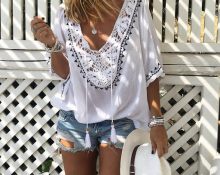 Blusas estilo boho