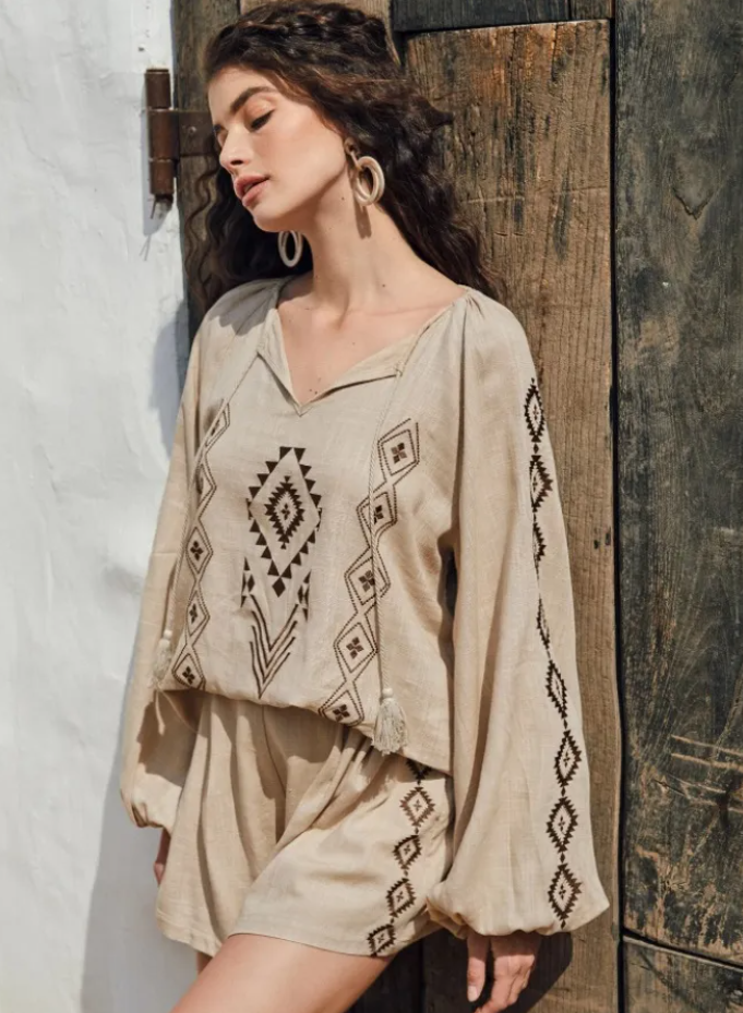 Boho μπλούζα από την SHEIN