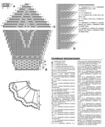 Áo choàng openwork - sơ đồ