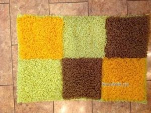 Alfombra de crochet