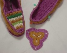 Mocasines de crochet