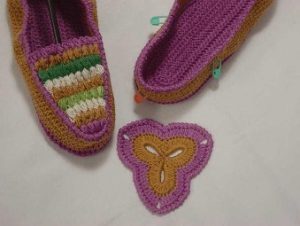 Mocassins au crochet