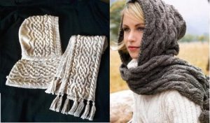 Scarf-hood - pattern options