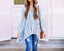 Tunic with sleeves