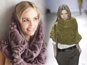 Knitted scarf