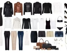 Basic wardrobe for a girl