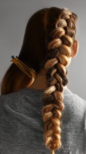 Half Braided Hairstyle