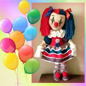 Crochet clown