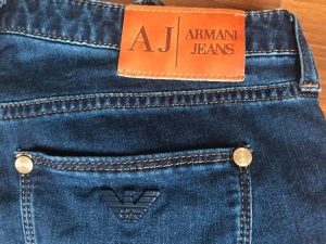 How to distinguish original Armani jeans