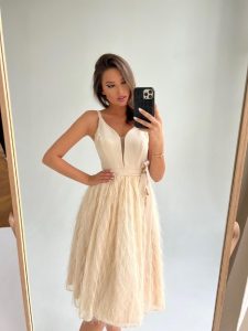 Vestido de coctel para una boda