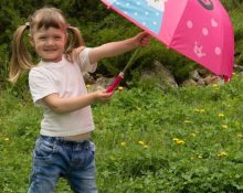 Lindo guarda-chuva infantil