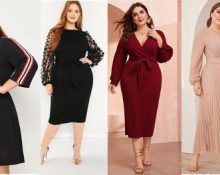 Fashion for plus size dresses