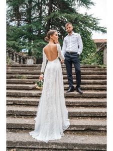 Vestidos de novia con espalda abierta