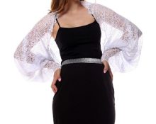 White bolero for women