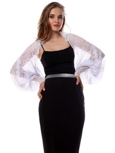 White bolero for women