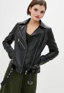 Black biker jacket