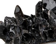 Black quartz stone