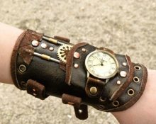 Steampunk wristwatch