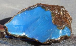 Blue amber