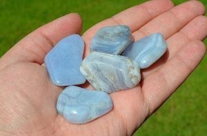 Blue agate