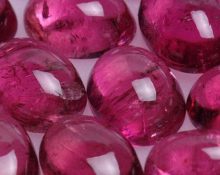 Pink tourmaline stone