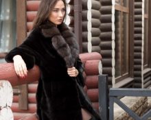 Mouton fur coats